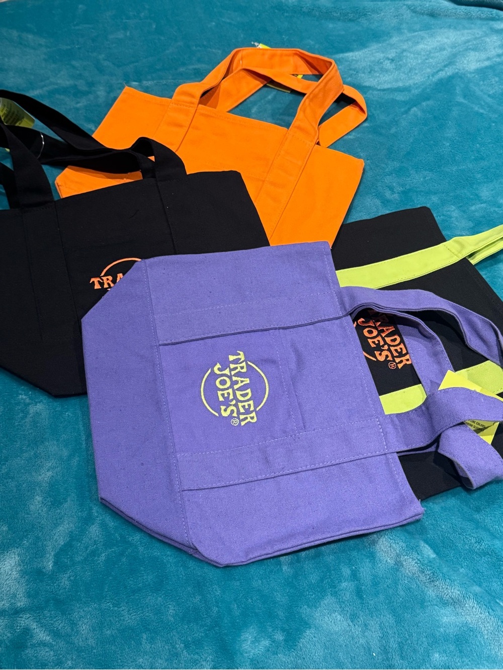 Trader Joe's Halloween Mini Totes - Set of 4